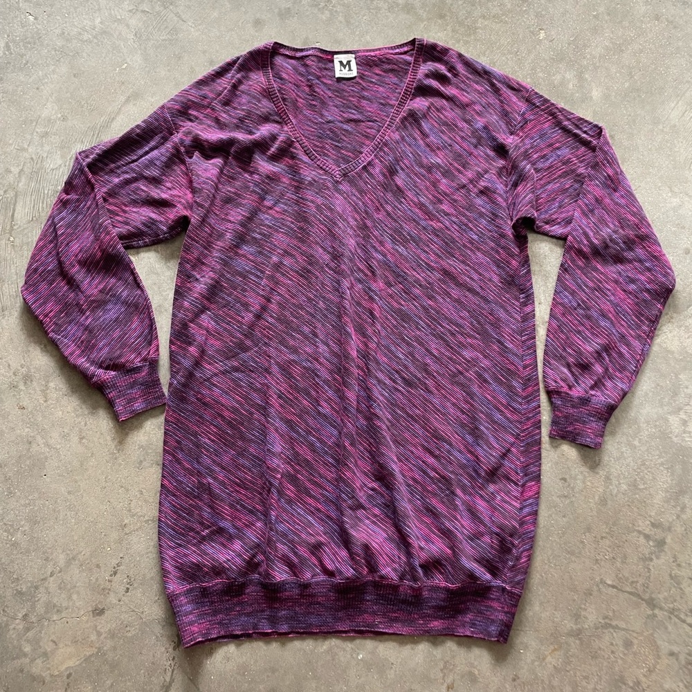 Missoni multicolored V-neck Knit sweater
